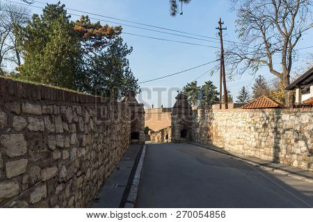 Belgrade, Serbia - November 10, 2018: Belgrade Fortress And Kalemegdan Park In The Center Of City Of