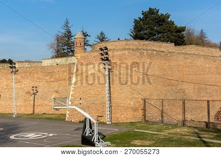 Belgrade, Serbia - November 10, 2018: Belgrade Fortress And Kalemegdan Park In The Center Of City Of