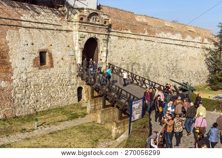 Belgrade, Serbia - November 10, 2018: Stambol Gate At Belgrade Fortress And Kalemegdan Park In The C