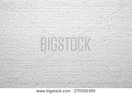 Plastic Foam Sheet White Color Texture Background