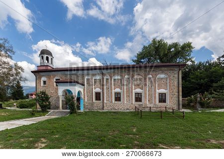 Kalofer, Bulgaria - August 5, 2018: Church Of Assumption Of The Holy Mother In Historic Town Of Kalo