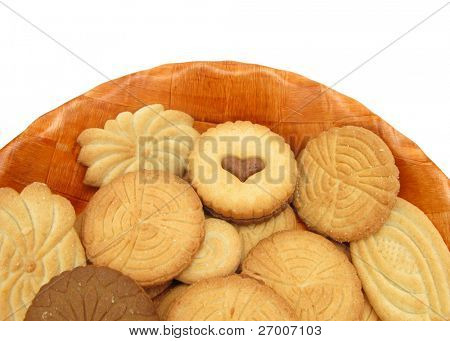 Cookies i træ fad