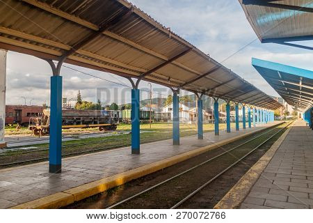 Salta, Argentina - April 9, 2015 Railway Station  In Salta Argentina