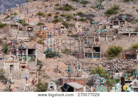 Cemetery In Village Maimara In Quebrada De Humahuaca Valley, Argentina