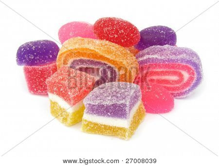 Geleia doces confeitos