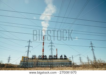 Thermal Power Plant Number 3 In Barnaul City, 3 May 2018.