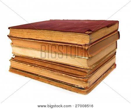 Oude bruine boeken