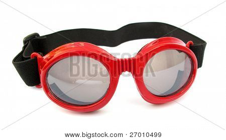 Rote Schutzbrille