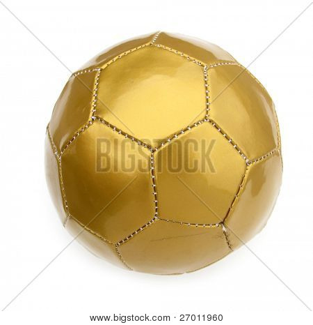 Ballon football soccer or isolé on white