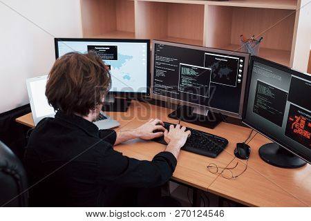 The Young Dangerous Hacker Breaks Down Government Services By Downloading Sensitive Data And Activat