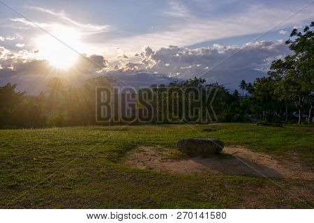 Beautiful Scenery In The Afternoon In Sigi Central Sulawesi Indonesia