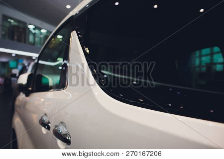Ufa, Russia, Toyota Shop, 5 November, 2018: Toyota Alphard Car Is Displaying At Toyota.