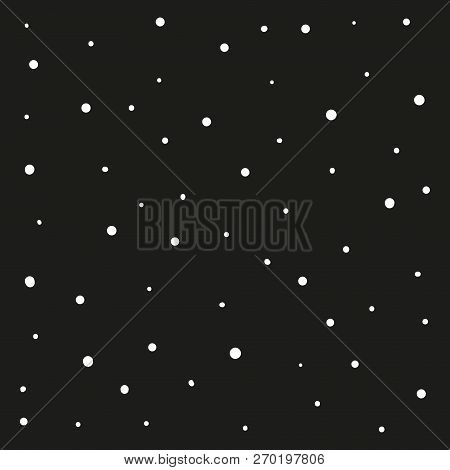Black And White Pattern, Background With Dots