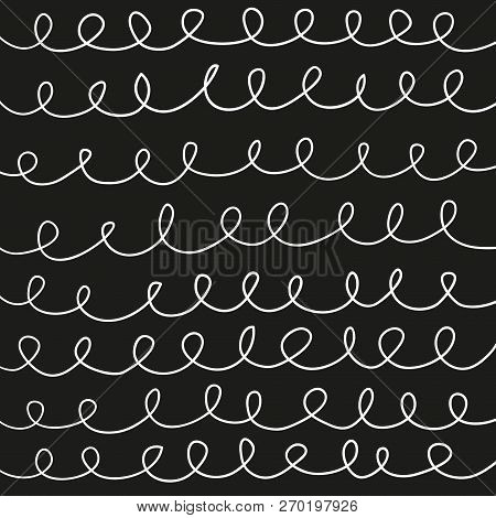 Black And White Pattern, Background With Dots