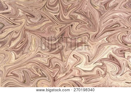 Liquify Abstract Pattern With Lightpink And Seashell Graphics Color Art Form. Digital Background Wit