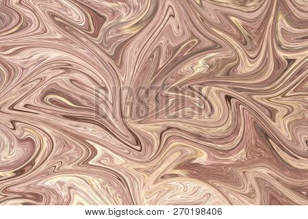 Liquify Abstract Pattern With Lightpink And Seashell Graphics Color Art Form. Digital Background Wit