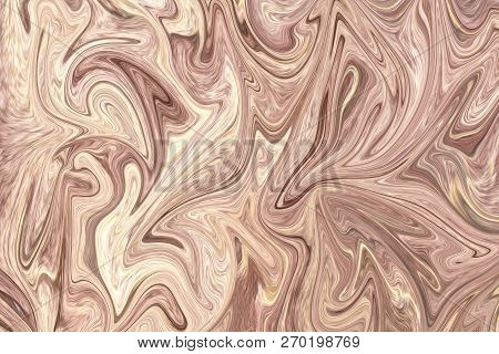 Liquify Abstract Pattern With Lightpink And Seashell Graphics Color Art Form. Digital Background Wit