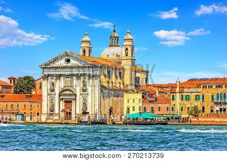Gesuati Church On Guidecca Island In Venice, Italy