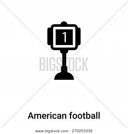American Football Signals Icon Vector Isolated On White Backgrou