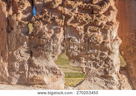Rock Formation Called Italia Perdida In Bolivia
