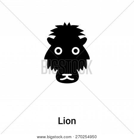 Lion Icon Vector Isolated On White Background, Logo Concept Of L