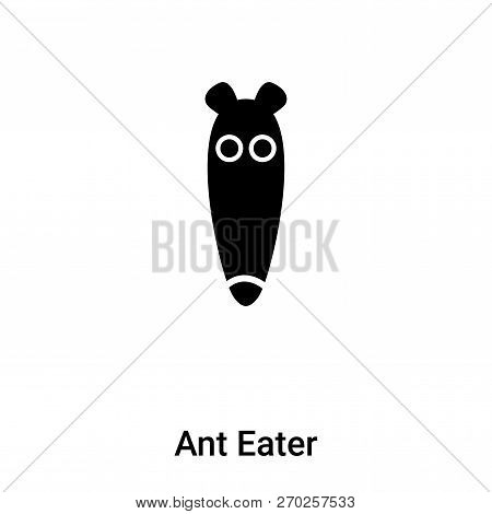 Ant Eater Icon Vector Isolated On White Background, Logo Concept