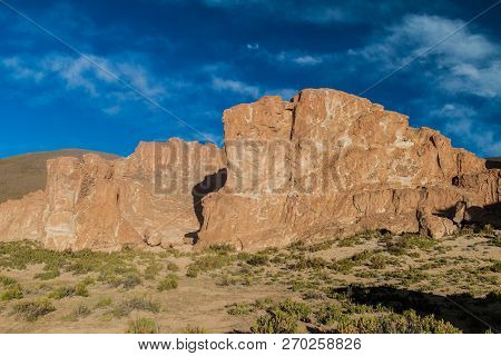 Rock Formation Called Italia Perdida In Bolivia