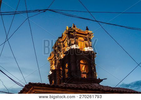 Torre De La Compania De Jusus Tower In Potosi, Bolivia