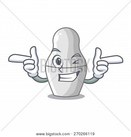 Wink Unpainted Nested Russian Dolls On Cartoon