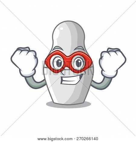 Super Hero Unpainted Nested Russian Dolls On Cartoon