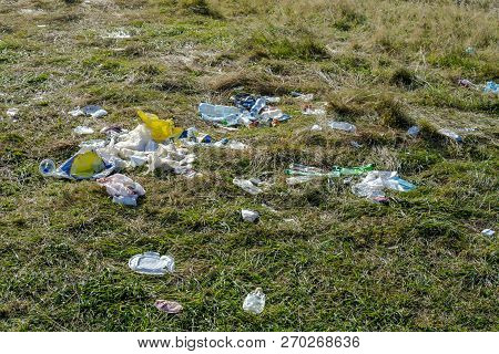 Trash On The Grass