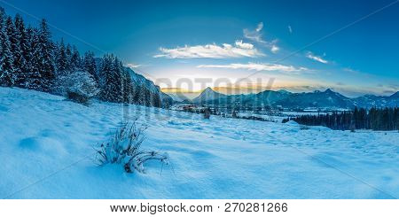 Winter In The City Of Kufstein Tirol