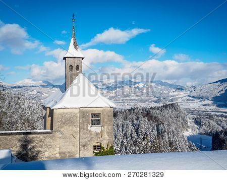 Winter In The City Of Kufstein Tirol