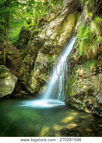 Walchsee Tyrol Lochner Waterfall Long Exposure