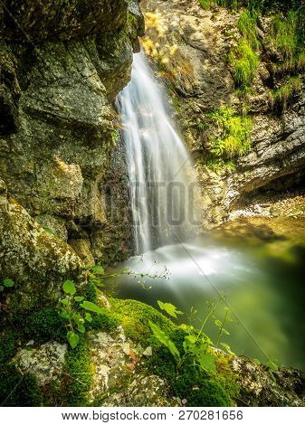 Walchsee Tyrol Lochner Waterfall Long Exposure