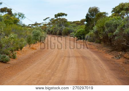 Off Road Track In The Australian Outback