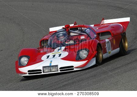 Mugello, It, November 2007, Unknown Run With 1970 Historic Prototype Ferrari 512s Into The Mugello C