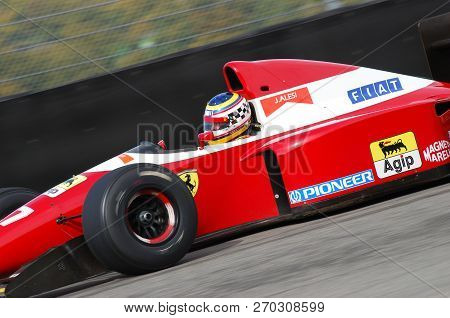 Mugello, It, November, 2007: Unknown Run With Historic Ferrari F1 F93a Ex Jean Alesi During Finali M