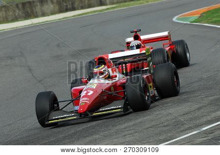 Mugello, It, November, 2007: Unknown Run With Historic Ferrari F1 F93a Ex Jean Alesi During Finali M