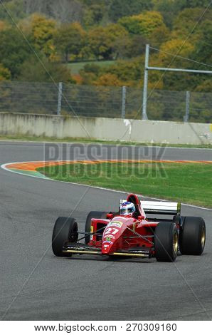 Mugello, It, November, 2007: Unknown Run With Historic Ferrari F1 412 T2 Ex Gherard Berger During Fi