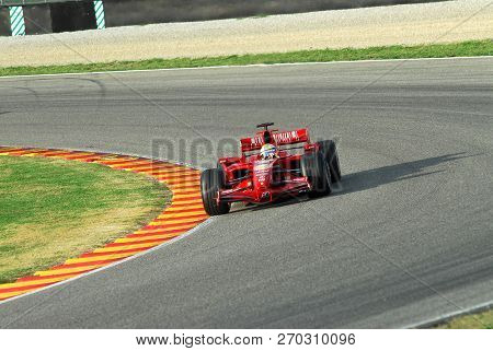 Mugello, It, November, 2007: Official Drivers Felipe Massa, Kimi Raikkonen, Luca Badoer And Marc Gen