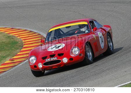 Mugello, It, November, 2007: Unknown Run With Old 1962  Ferrari 250 Gto At Mugello Circuit In Italy 
