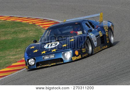 Mugello, It, November, 2007: Unknown Run With Old Ferrari Bb 512 At Mugello Circuit In Italy During 