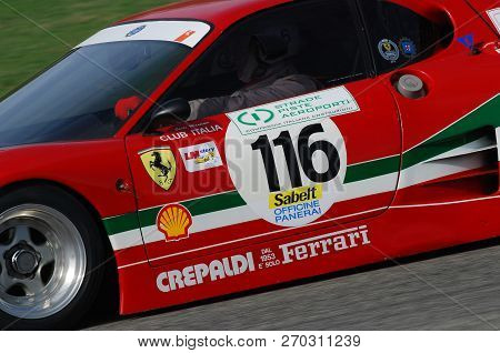 Mugello, It, November, 2007: Unknown Run With Old Ferrari Bb 512 At Mugello Circuit In Italy During 