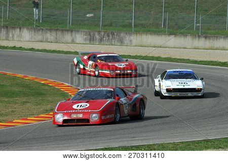 Mugello, It, November, 2007: Unknown Run With Old Ferrari Bb 512 At Mugello Circuit In Italy During 