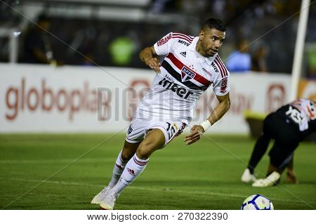 Rio, Brazil - November 22, 2018: Bruno Peres Player In Match Between Vasco And Sao Paulo By The Braz
