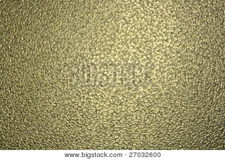 Modello di seamless chiaro vetro giallo mattone parete superficie texture in bagno, Closeup