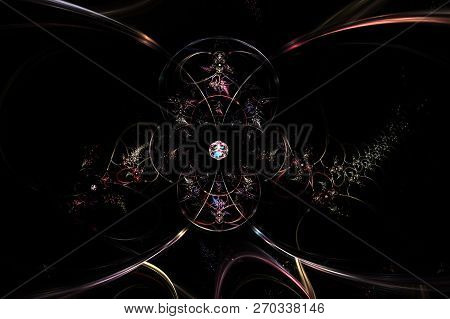 Computer Generated Inimitable Unique Sacred Fractal Image