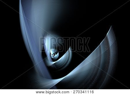 Bird. Computer Generated Inimitable Unique Sacred Fractal Image
