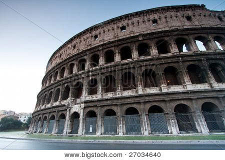 colosseum veya coloseum Roma İtalya mimarisi